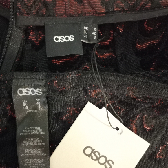 NWT | ASOS Metallic Jacquard Shorts | US 8 - Picture 5 of 5